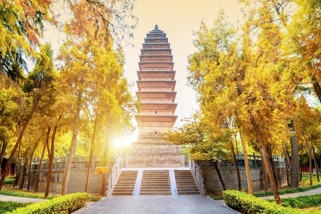 Qiyun Pagoda in Baima Temple, Luoyang