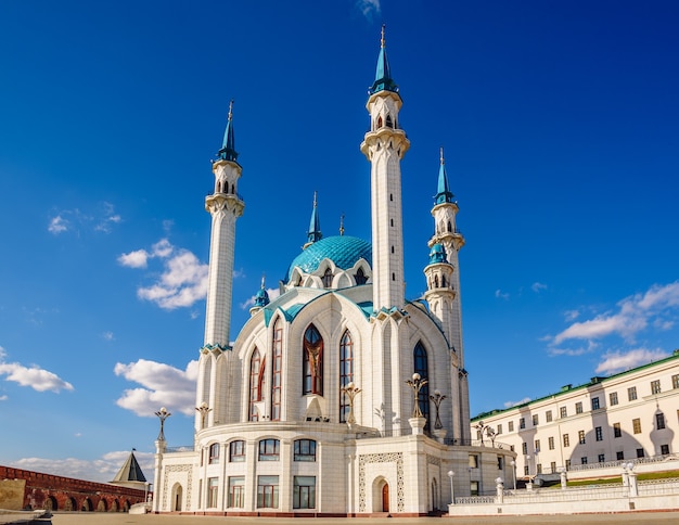 Foto qol sharif-moskee in het kremlin van kazan