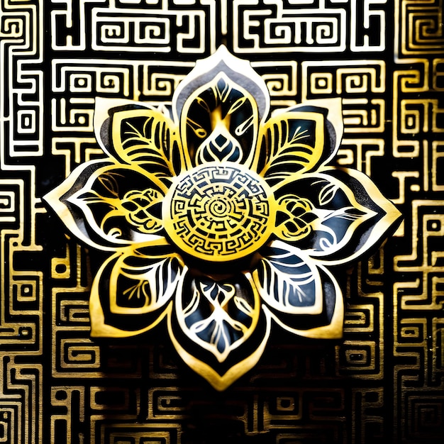 A QR code is a type of fourdimensional matrix barcode relief ancient lotus