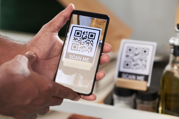 QR-code scannen met smartphone