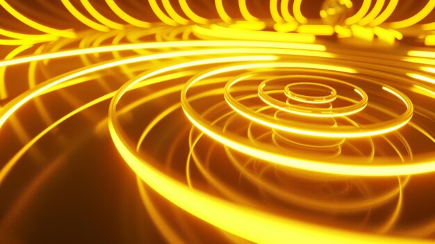 qradient backqround there is a circularspiral vortexicon with circular halos and abstractlighting e