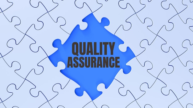 Quality assurance puzzle concept