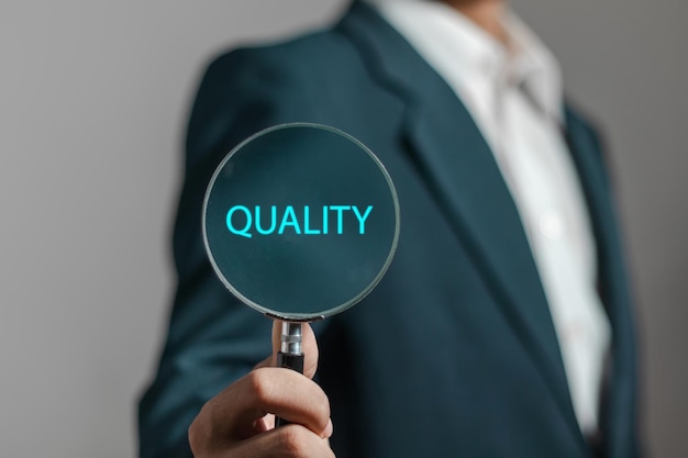 Quality control assurance standards business concept business standard auditing quality control certification