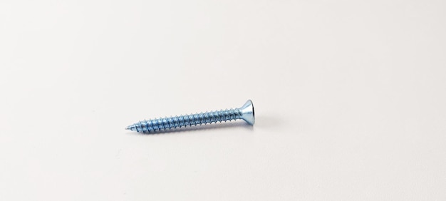 Photo quality screws with white background