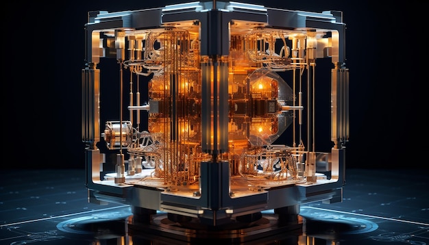 Quantum computer Futuristic digital computer design