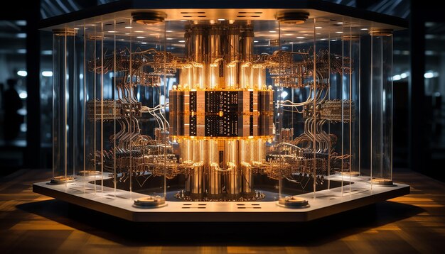 Quantum computer Futuristic digital computer design