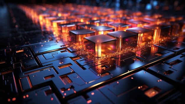 Quantum Computer Simulating Quantum Wallpaper