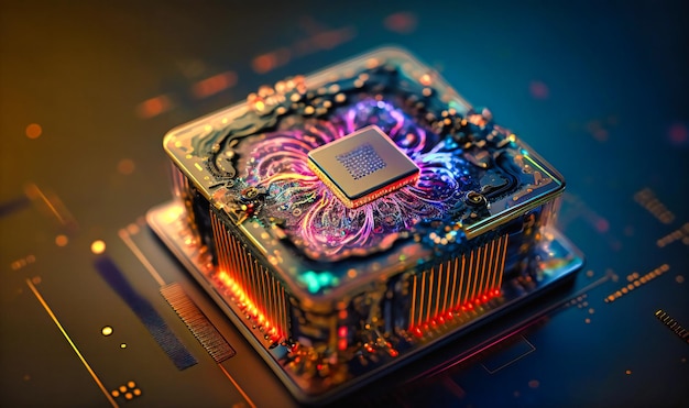 Quantum computing chip