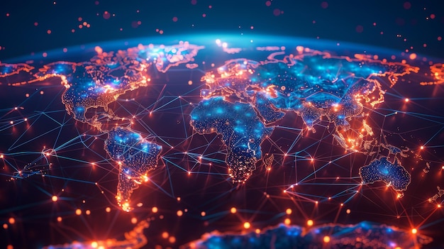 Premium Photo | Quantum Computing Nodes Quantum computing nodes ...