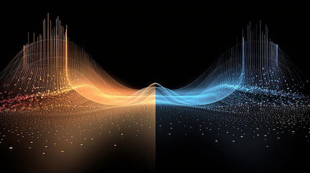 Quantum interference patterns influencing quantum algorithm outcomes showcasing probabilistic nature