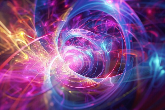 Premium Photo | Quantum parallel processing depicted in an abstrac ...