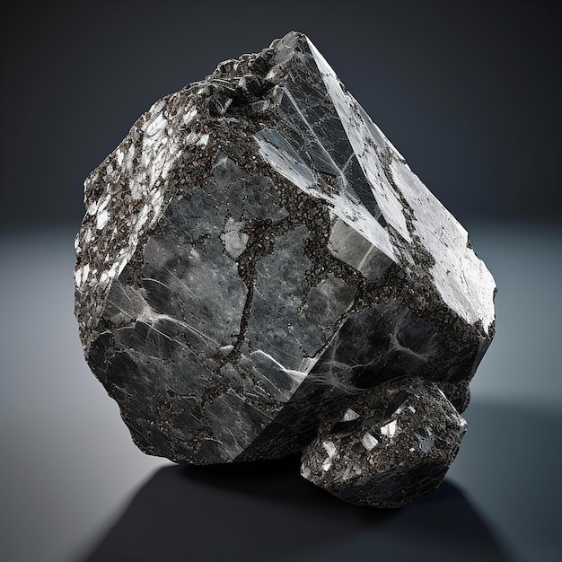 Premium AI Image | Quartz Diorite coarse grained intrusive igneous  Generative AI