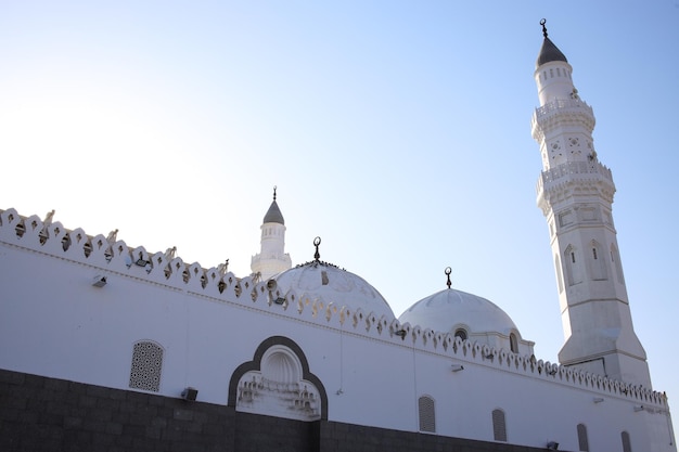 Quba or Kuba Mosque, the first mosque that built in Medina, Saudi Arabia, by the prophet Muhammad.