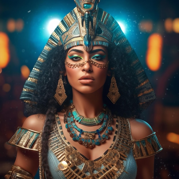 The queen Cleopatra