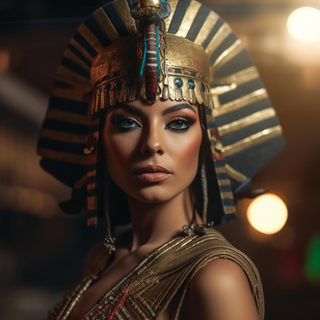 Premium AI Image | The queen Cleopatra