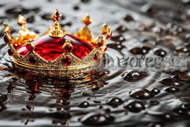 写真 女王の王冠の静物画