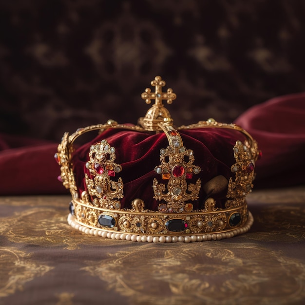 queen gold crown