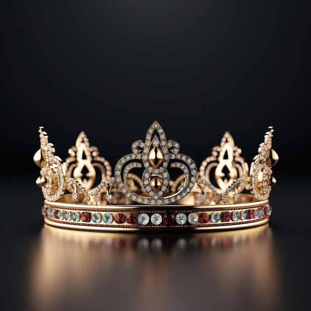 queen gold crown