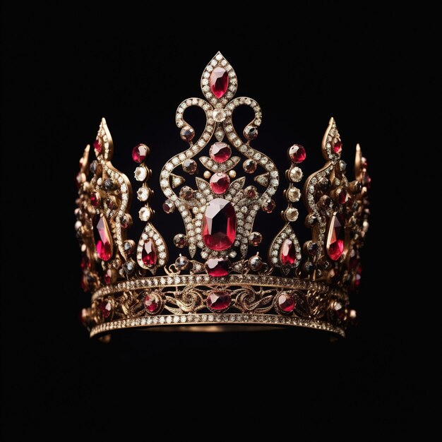 queen gold crown