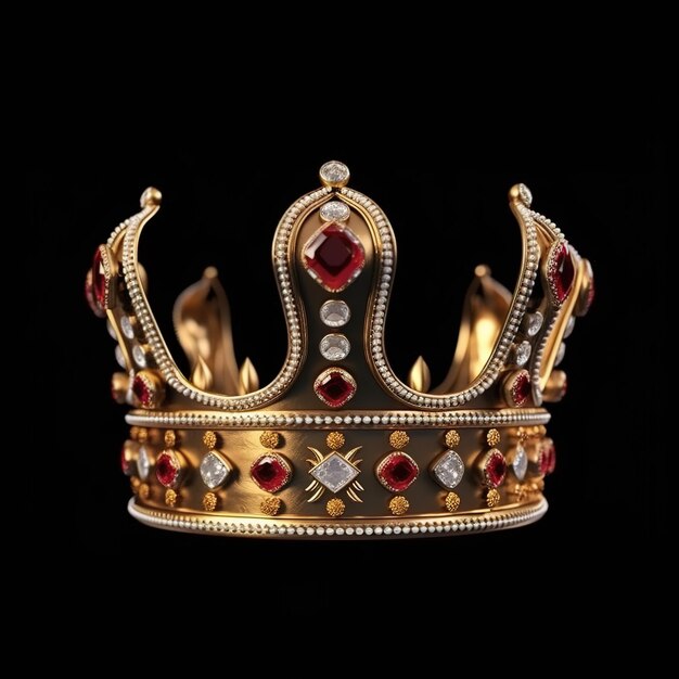 queen gold crown