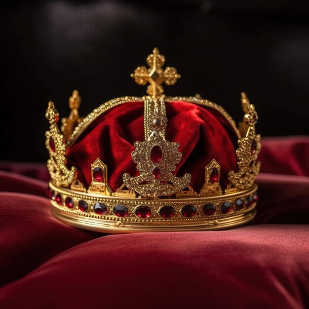 queen gold crown