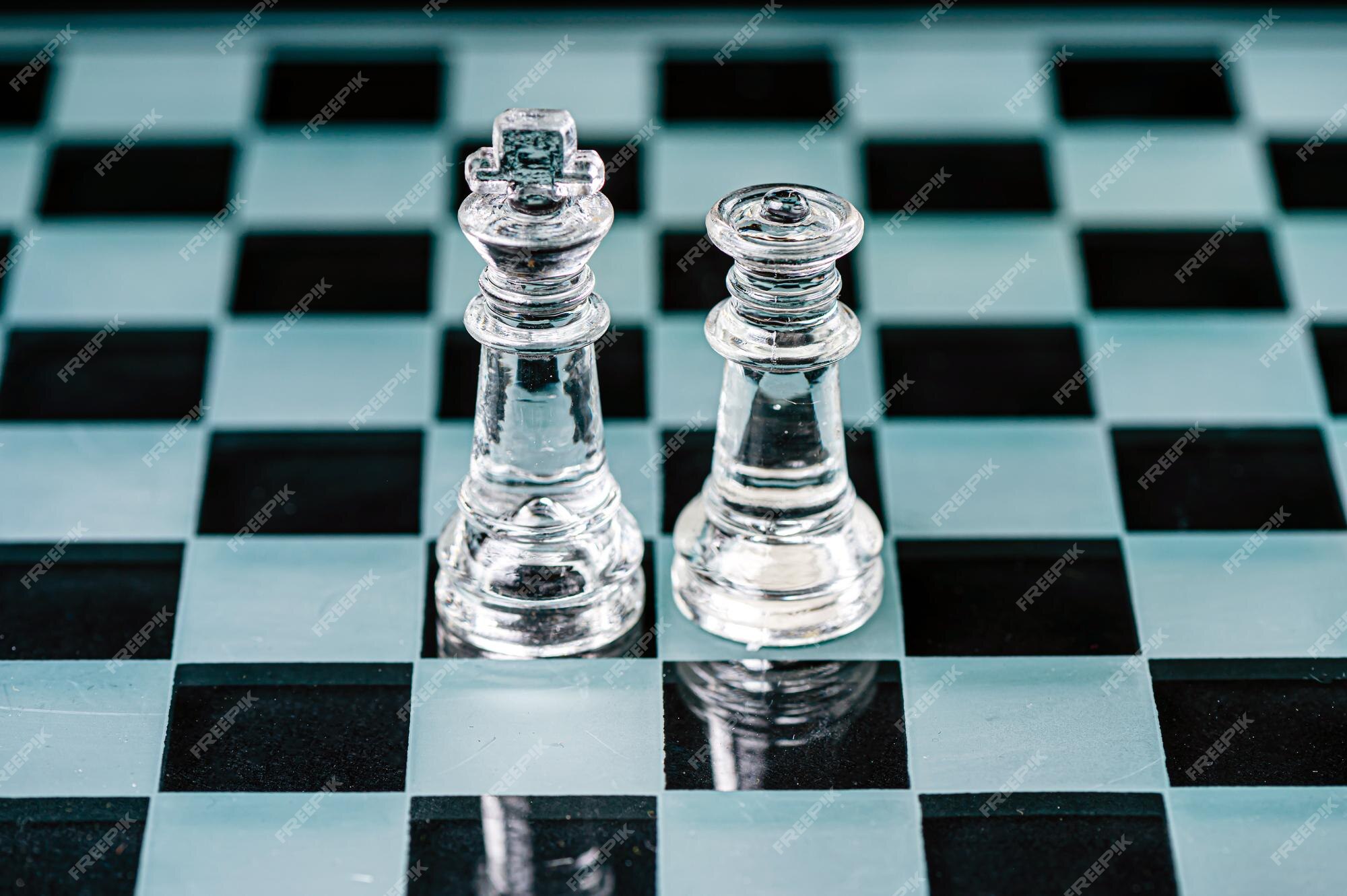 HD wallpaper: brown queen and black king chess pieces, macro