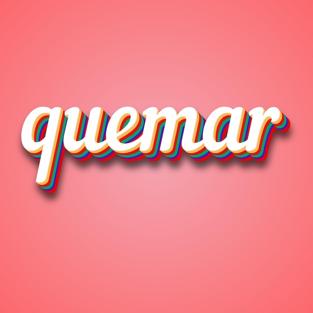 quemar Text Effect Photo Image Cool