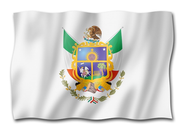 Queretaro state flag Mexico