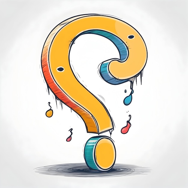 Question mark Query symbol Punctuation mark Interrogation point Inquiry sign Question icon Cur