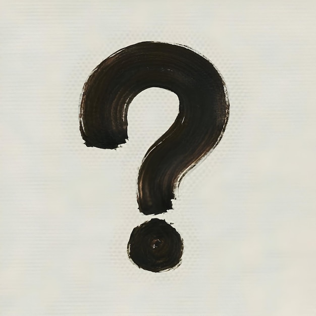 question mark