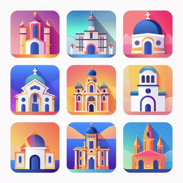 Photo questmaster icons enhancing adventure quest app designs with captivating visuals