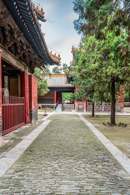 Qufu Confucius-tempel en begraafplaats in China-UNESCO-werelderfgoed