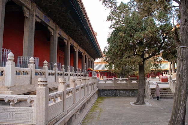 The Qufu Confucius Temple Qufu China at the hometown of Confucius