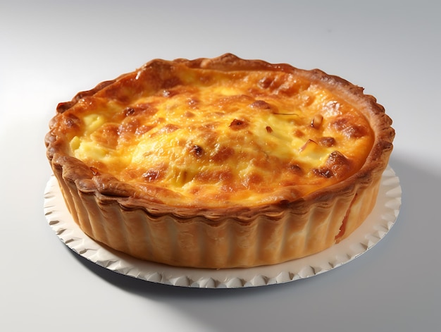 Quiche lorraine Close Up Ai Generative