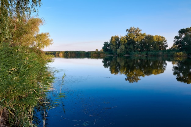 Quiet evening on the river