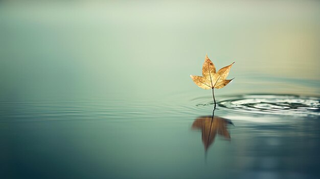 Photo quiet minimal nature background