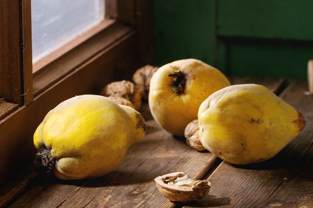 Quince and nuts