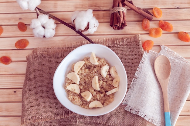 Quinoa pap met banaan