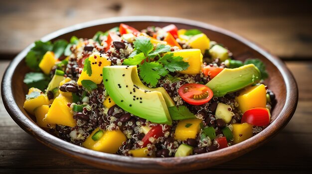 Photo quinoa salad free photo hd background