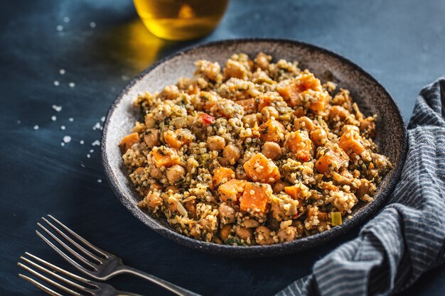 Quinoa salad with vegetables