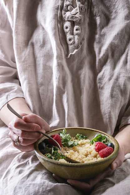 Quinoa salade met boerenkool