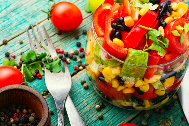 Quinoa and vegetable salad