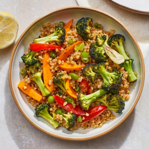 Quinoa Veggie StirFry