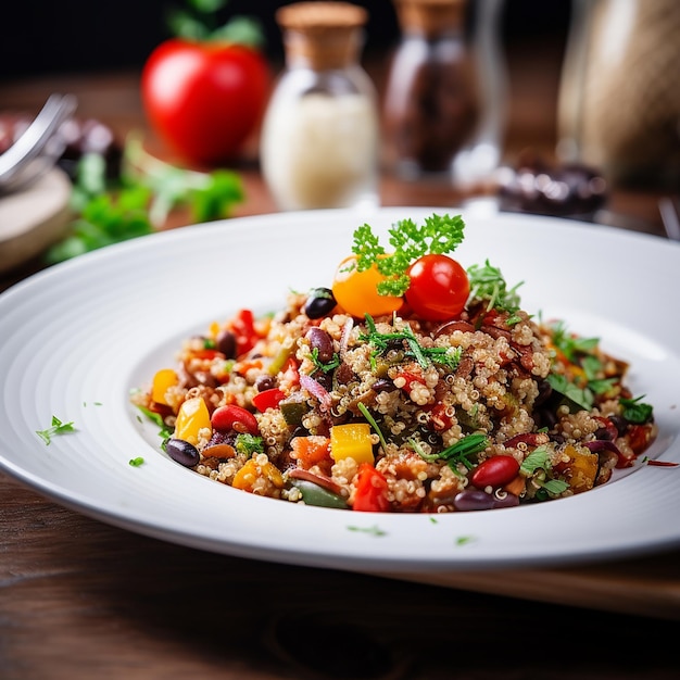 Quinoa with Beans and Vegetables