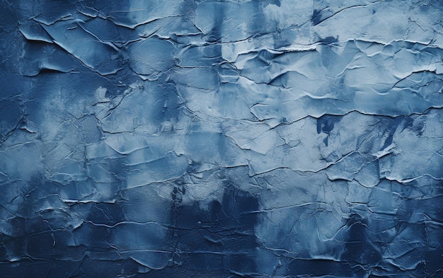 «Абстрактный декоративный рельеф в стиле гранж в темно-синей штукатурке»