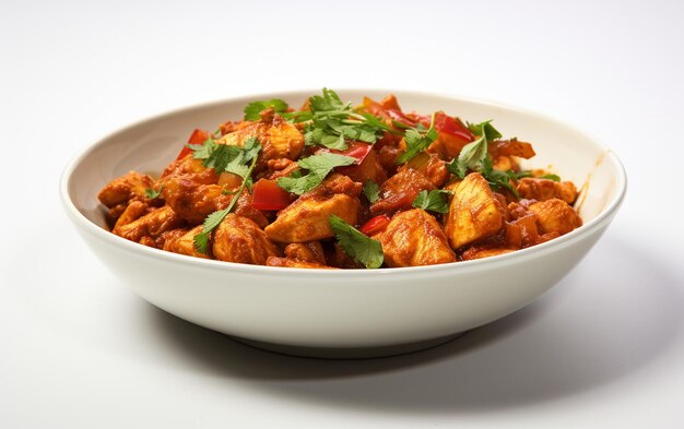 quotChicken Jalfrezi on a White Backgroundquot