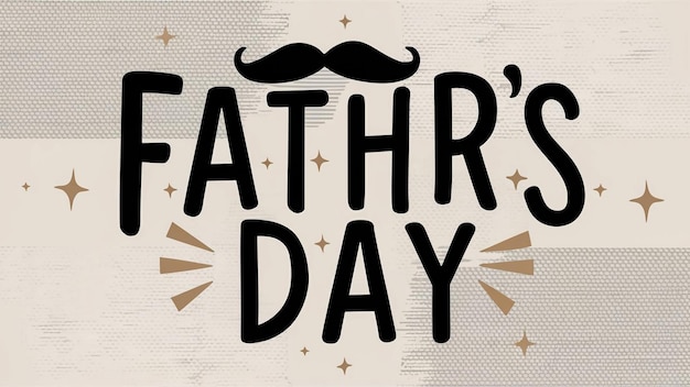 a quote from a fathers day with a mustache and a mustache