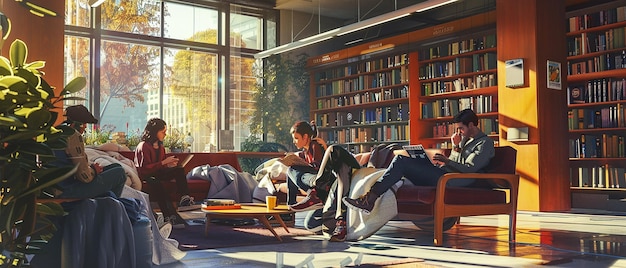 quotfriends unwinding with books and blanketsquot
