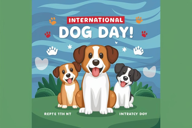 散歩からお子まで最高の犬の日を祝う