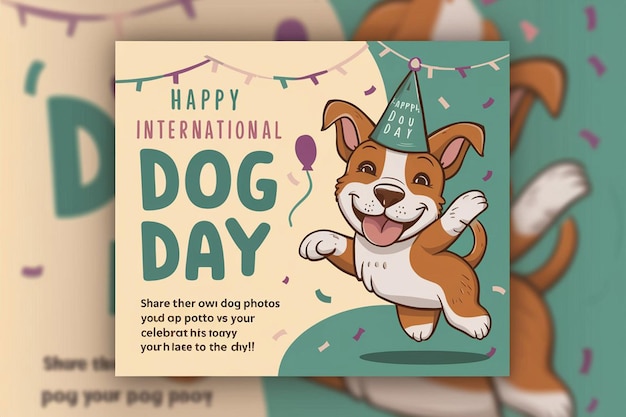 散歩からお子まで最高の犬の日を祝う